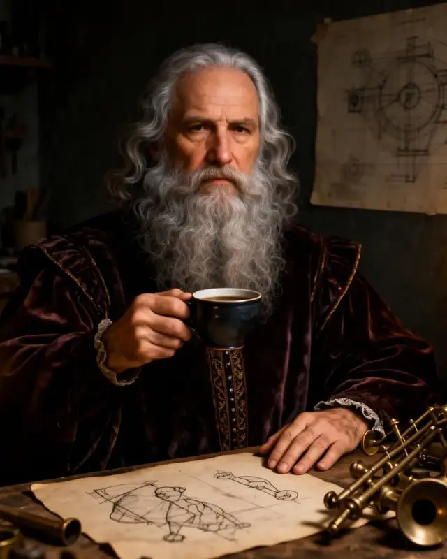 Portrait of Leonardo da Vinci