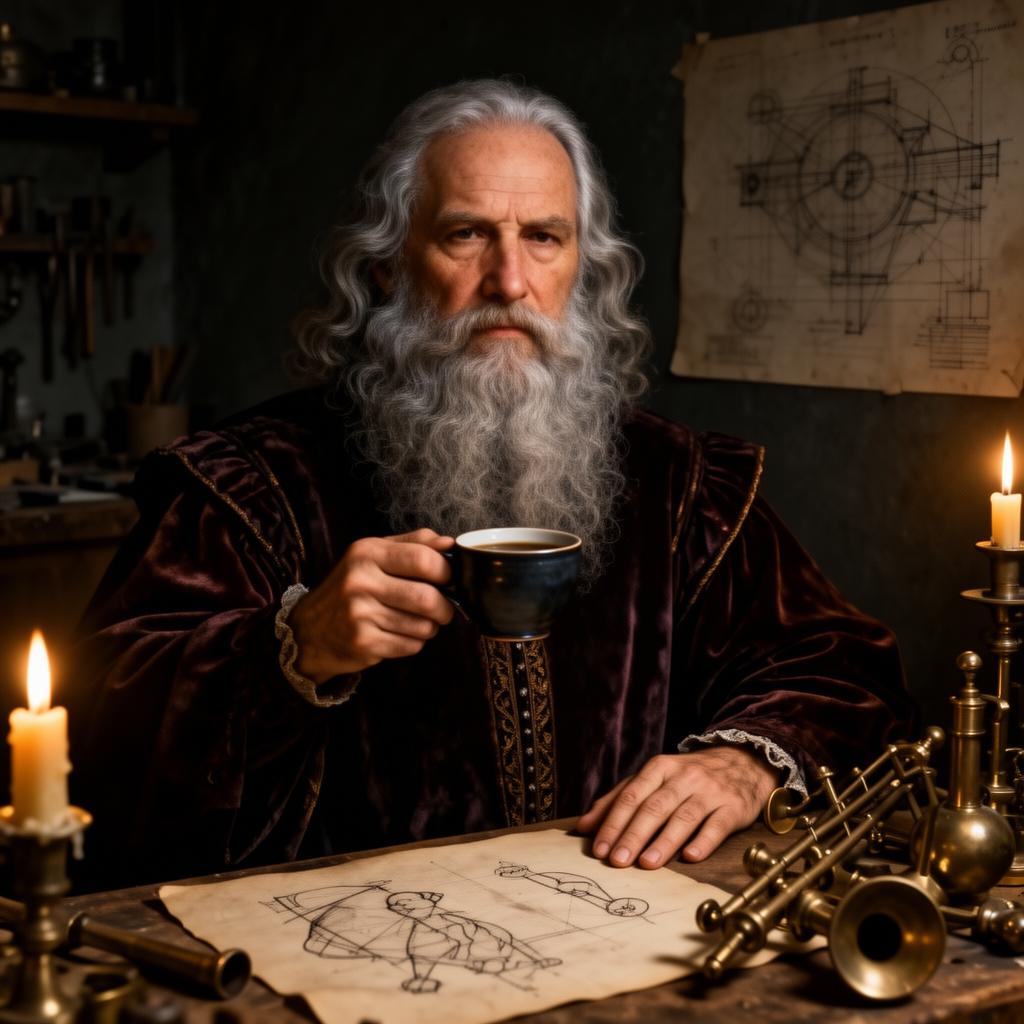 Portrait of Leonardo da Vinci
