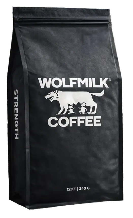 Wolfmilk Coffee bag — Strength roast